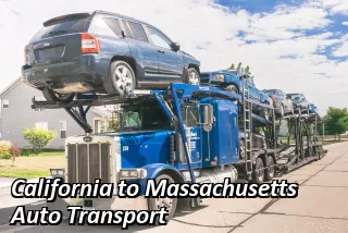 California to Massachusetts Auto Transport