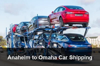 Anaheim to Omaha Car Shipping