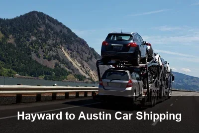 Hayward to Austin Car Shipping