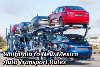 California to New Mexico Auto Transport Rates
