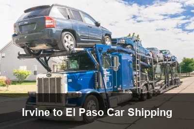 Irvine to El Paso Car Shipping