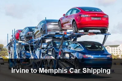Irvine to Memphis Car Shipping