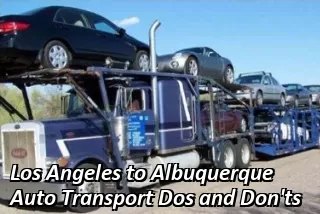Los Angeles to Albuquerque Auto Transport Rates