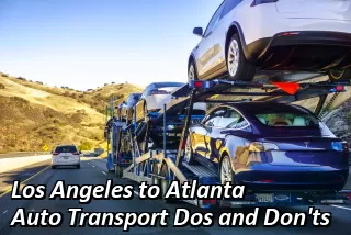 Los Angeles to Atlanta Auto Transport Rates