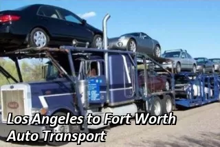 Los Angeles to Fort Worth Auto Transport