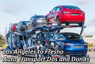 Los Angeles to Fresno Auto Transport Rates