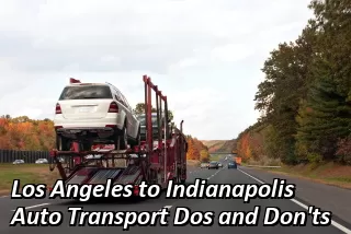 Los Angeles to Indianapolis Auto Transport Rates