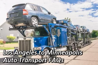 Los Angeles to Minneapolis Auto Transport FAQs