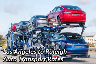 Los Angeles to Raleigh Auto Transport Rates