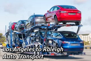 Los Angeles to Raleigh Auto Transport