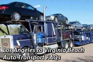 Los Angeles to Virginia Beach Auto Transport FAQs