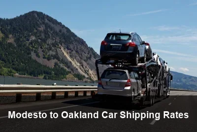 Modesto to Oakland Car Shipping Rates