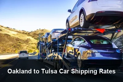 Oakland to Tulsa Car Shipping Rates