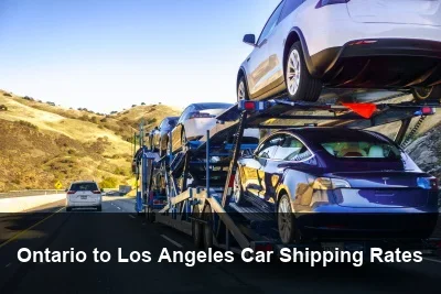 Ontario to Los Angeles Car Shipping Rates