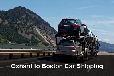 Oxnard to Boston Car Shipping