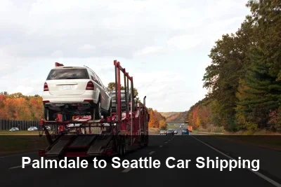 Palmdale to Seattle Car Shipping
