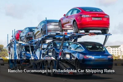 Rancho Cucamonga to Philadelphia Car Shipping Rates