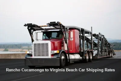 Rancho Cucamonga to Virginia Beach Car Shipping Rates