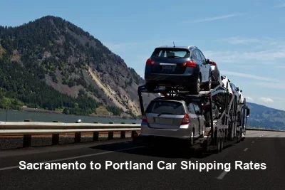 Sacramento to Portland Car Shipping Rates