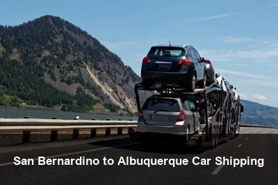San Bernardino to Albuquerque Car Shipping