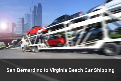 San Bernardino to Virginia Beach Car Shipping