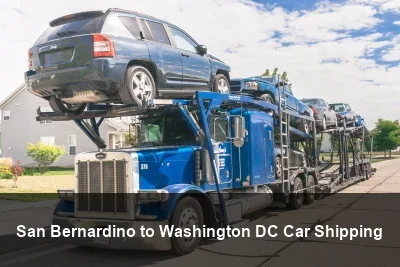 San Bernardino to Washington DC Car Shipping